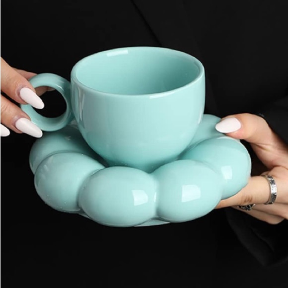 Cloud Saucer And Cup Set - Picture 2 of 13